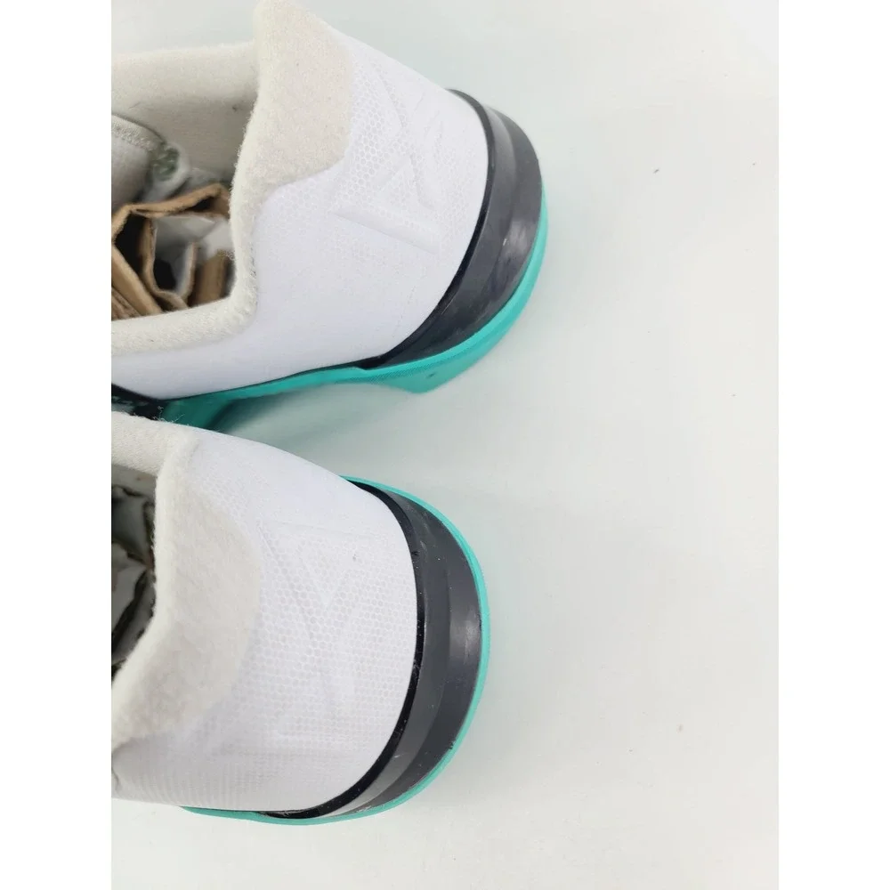 Nike,‎ Solid Low-top Cross-Training Shoes, Men's Size 11.5 White / Aqua.